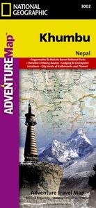 Wandelkaart 3002 trekking map Khumbu - Nepal | National Geographic