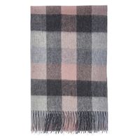 Birch Check Scarf Pearl Grey