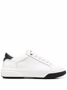 DSQUARED2 baskets en cuir à lacets - Blanc