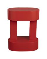 Dutchbone Bijzettafel 'Magenta' 36 x 20cm, kleur Rood