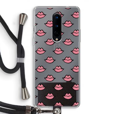 Lipjes: OnePlus 8 Transparant Hoesje met koord