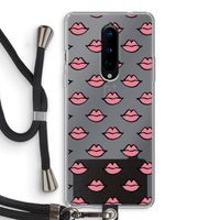 Lipjes: OnePlus 8 Transparant Hoesje met koord