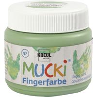 Creativ Company Mucki vingerverf, groen, 150 ml/ 1 doosje