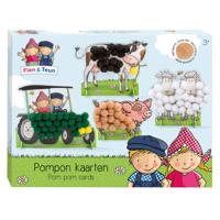Bambolino Toys Fien & teun pompom plakken - thumbnail