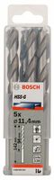 Bosch Accessoires Metaalboren HSS-G, Standard 11,4 x 94 x 142 mm 5st - 2608585533