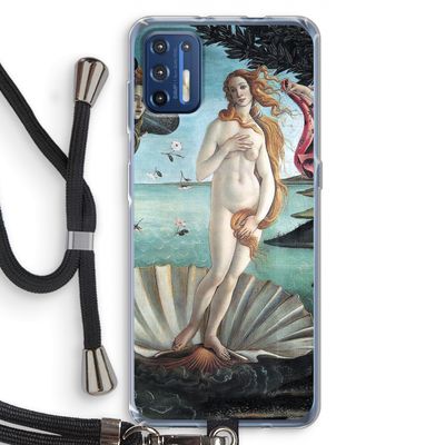 Birth Of Venus: Motorola Moto G9 Plus Transparant Hoesje met koord