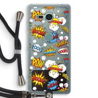 Pow Smack: Sony Xperia XZ2 Compact Transparant Hoesje met koord