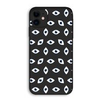 Eyes pattern: iPhone 11 Biologisch afbreekbaar hoesje