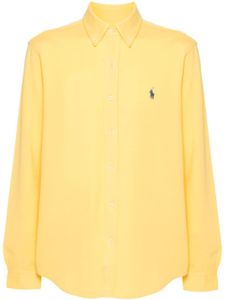 Polo Ralph Lauren chemise à logo brodé - Jaune