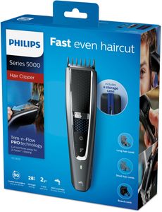 Philips 5000 series Trim-n-Flow PRO-technologie, afspoelbare tondeuse