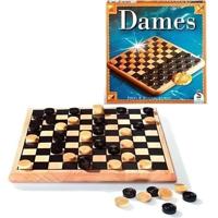 SCHMIDT EN SPIELE Bordspel - Dames houttraditie