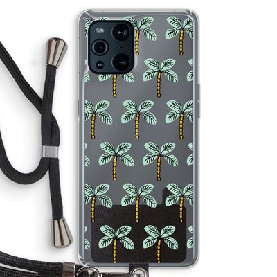 Paradise: Oppo Find X3 Pro Transparant Hoesje met koord