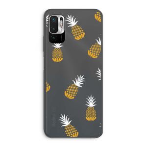 Ananasjes: Xiaomi Redmi Note 10 5G Transparant Hoesje