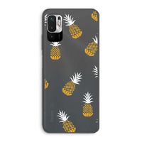 Ananasjes: Xiaomi Redmi Note 10 5G Transparant Hoesje Ananasjes: Xiaomi Redmi Note 10 5G Transparant Hoesje