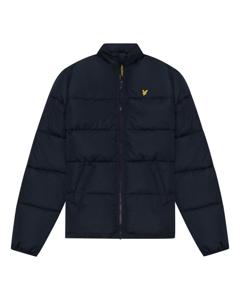 Lyle & Scott Winterjas puffer met capuchon - Z271 Dark Navy blauw