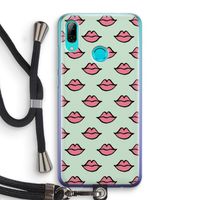 Lipjes: Huawei P Smart (2019) Transparant Hoesje met koord