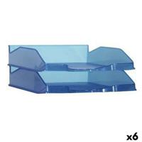 Archieflade Archivo 2000 Blauw A4 Plastic (6 Stuks)