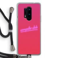 Vice Glow: OnePlus 8 Pro Transparant Hoesje met koord