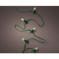 Kerstverlichting vlam kaars 10 lampjes buiten