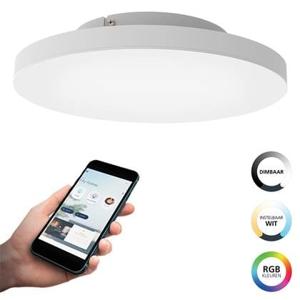 EGLO connect.z Turcona-Z Smart Plafondlamp - Ø 45 cm - Wit - RGB