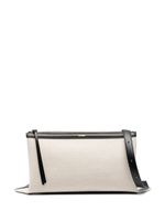 Jil Sander small logo-stamp shoulder bag - Noir