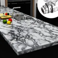 MarbleShield - Luxe Zelfklevende Marmerfolie voor Keuken & Meubels