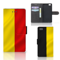 Huawei Ascend P8 Lite Bookstyle Case Belgische Vlag