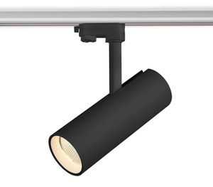 LED railspot 3 fase 32W 4000K 24 graden stralingshoek dimbaar aluminium zwart AC 220-240V