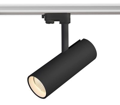 LED railspot 3 fase 32W 4000K 24 graden stralingshoek dimbaar aluminium zwart AC 220-240V