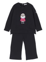 Moncler Enfant survêtement à imprimé graphique - Bleu - thumbnail