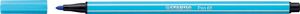 STABILO Pen 68 viltstift, azuurblauw