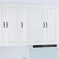 Keukenkast Kalmar Hoogglans wit 30 x 31 x 100 cm Bewerkt hout