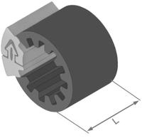 HERTH+BUSS Speciale bevestiging "clipfixbasic" van clipfix spacer h+b inner-d=12,5mm,l=30mm