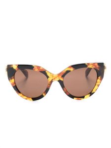 Gucci Eyewear lunettes de soleil à monture papillon - Marron