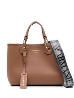 Emporio Armani medium MyEA tote bag - Marron - thumbnail