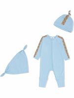 Burberry Kids trousseau de naissance à motif Vintage Check - Bleu - thumbnail