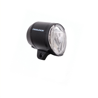 Trelock led koplamp ls 910 prio 50 lux, geschikt voor 6-12v e-bike zwart, werkplaatsverpakking
