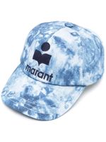 MARANT casquette à imprimé marbré - Bleu - thumbnail