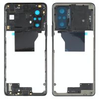 Middenframe Bezelplaat voor Xiaomi Redmi Note 10 PRO MAX / Redmi Note 10 PRO M2101K6G M2101K6I (Black)