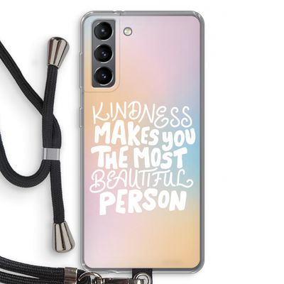 The prettiest: Samsung Galaxy S21 Transparant Hoesje met koord