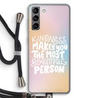 The prettiest: Samsung Galaxy S21 Transparant Hoesje met koord