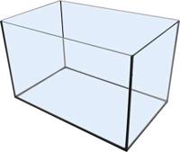 AQUARIUM MET ZWARTE KIT