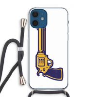 Pew Pew Pew: iPhone 12 Transparant Hoesje met koord