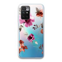 Geschilderde bloemen: Xiaomi Redmi 10 Transparant Hoesje