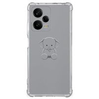 Xiaomi Redmi Note 12 Pro Stevig Bumper Hoesje Grijs Baby Olifant