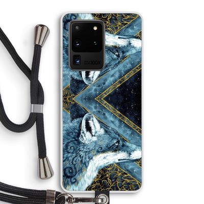 Golden Fox: Samsung Galaxy S20 Ultra Transparant Hoesje met koord