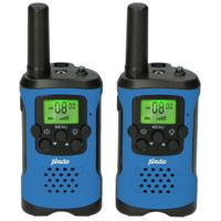 Alecto FR-115BW - Set van twee walkie talkies voor kinderen, tot 7 kilometer bereik - blauw/zwart