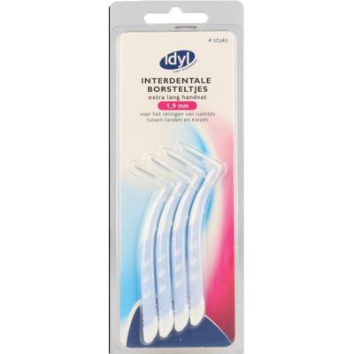 Interdentaal borstel XL handvat 1.9mm 4 Stuks