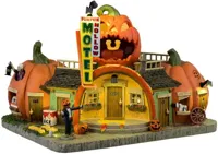 Lemax pumpkin hollow motel verlicht huisje Spooky Town 2024