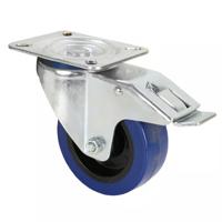 Adam Hall Adam hall blue wheel met rem 100mm
